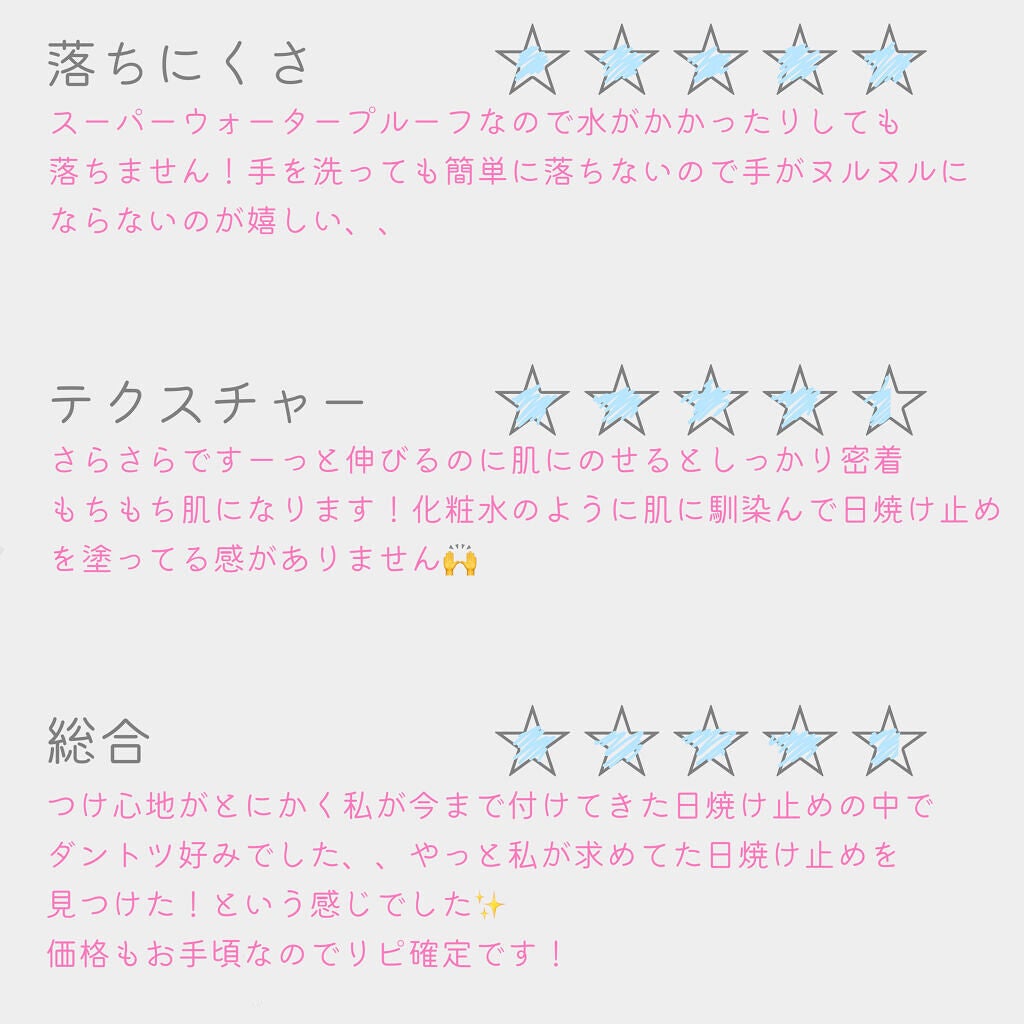 ビオレUV アクアリッチ アクアプロテクトローション(水層パック)/ビオレ/日焼け止めローションを使ったクチコミ(5枚目)