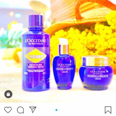 イモーテル プレシューズエッセンシャルフェースウォーター(旧)/L'OCCITANE/化粧水を使ったクチコミ（2枚目）