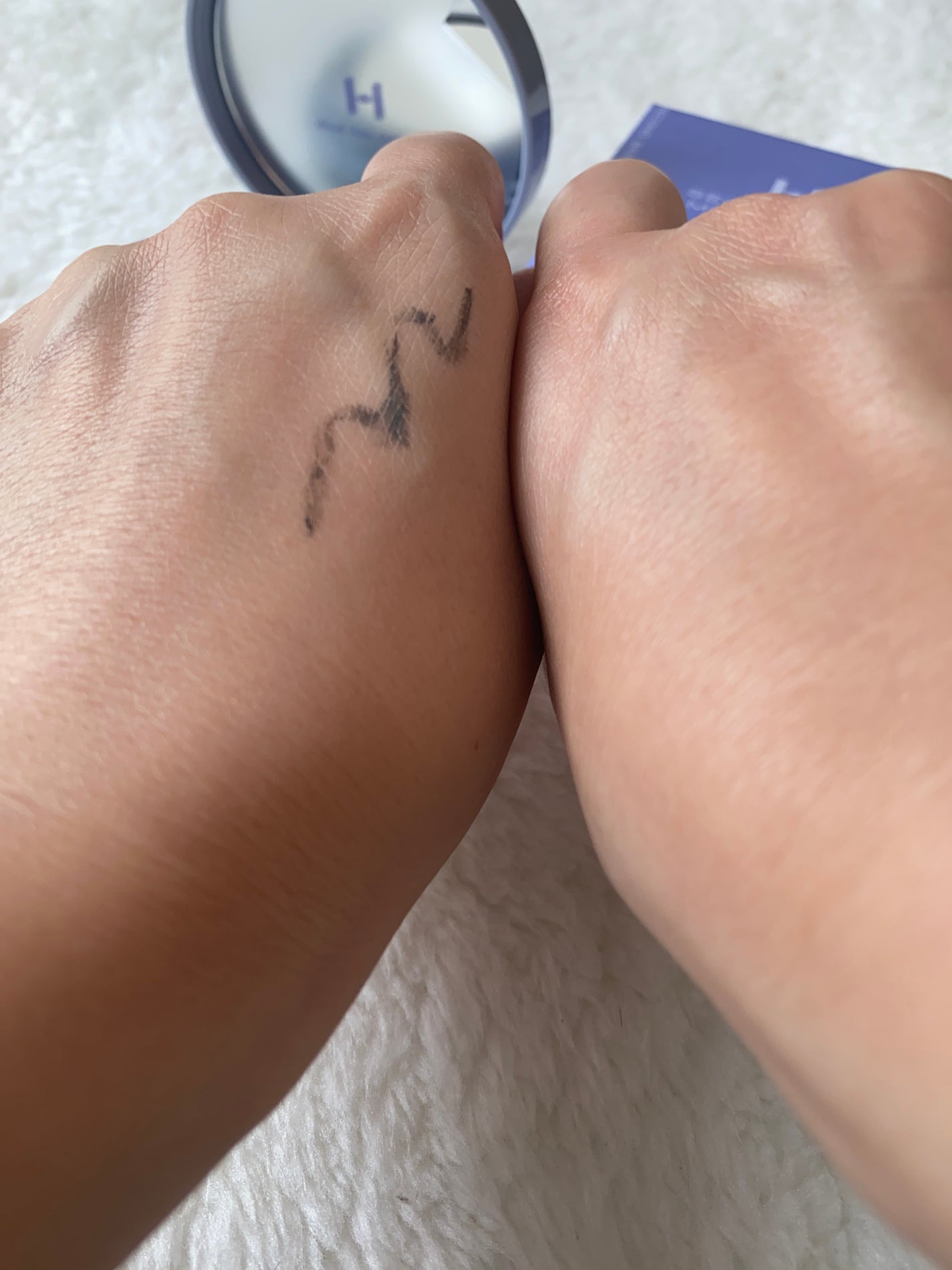 セカンドスキンメッシュマットクッション/hince/クッションファンデーションを使ったクチコミ(8枚目)