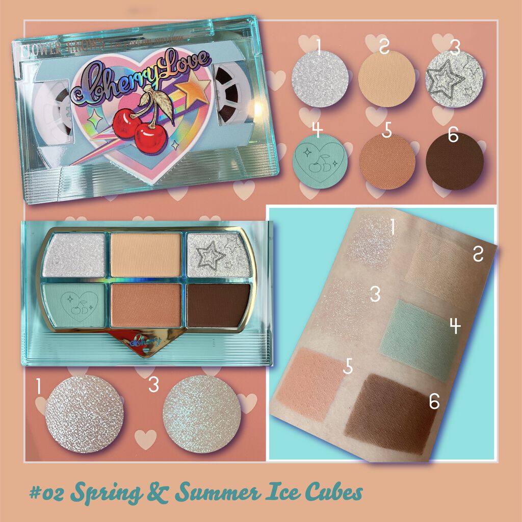 レトロマグネティック アイシャドウパレット/FlowerKnows/アイシャドウパレットを使ったクチコミ（2枚目）