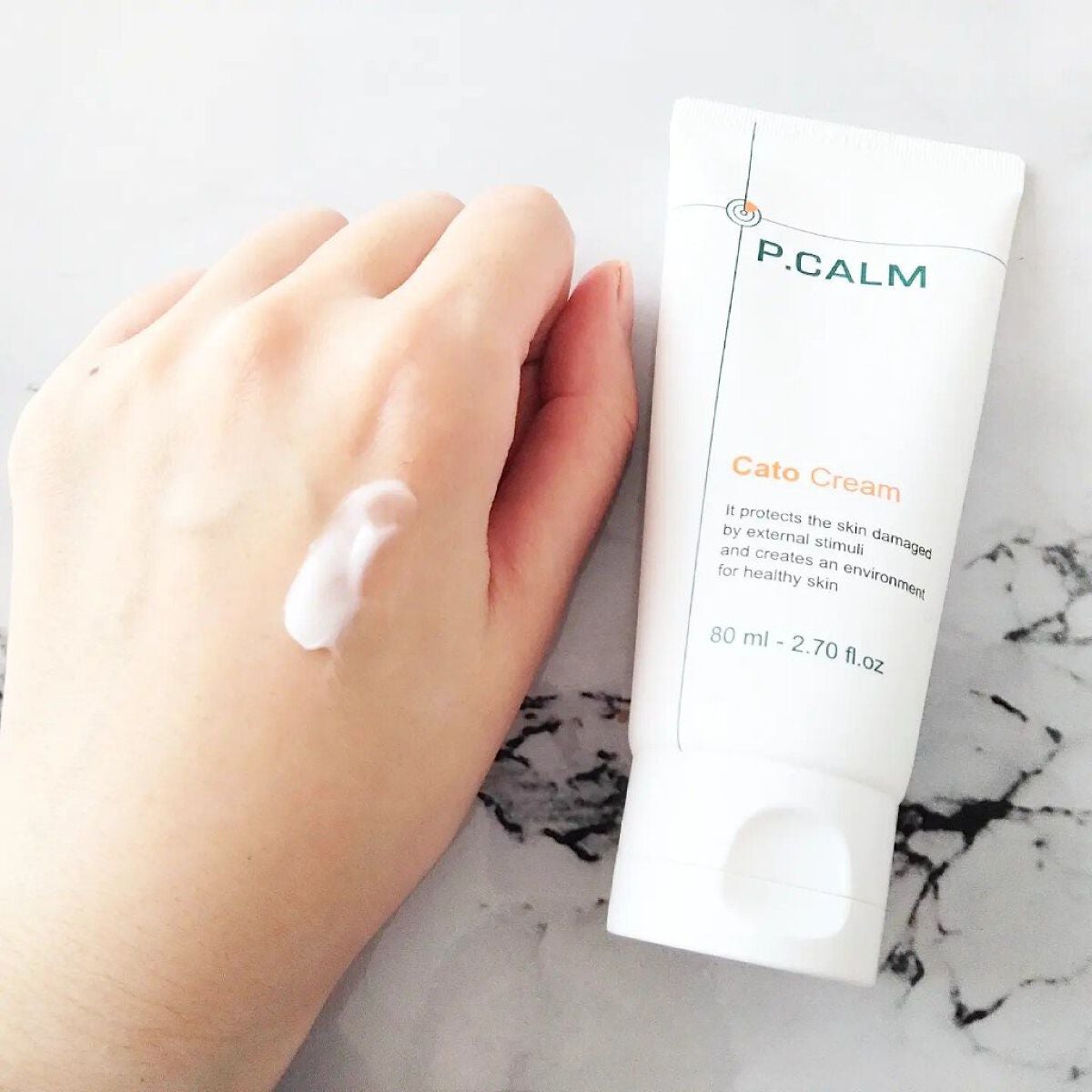 カトクリーム/P.CALM/フェイスクリームを使ったクチコミ(2枚目)