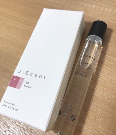 J-Scent  フレグランスコレクション パフュームオイル　恋雨
¥2200


オードパルファンのほう持っているのですが、クセのある香りで(大好きな匂いだけど)周囲にクサイと言われまくり持て余してい