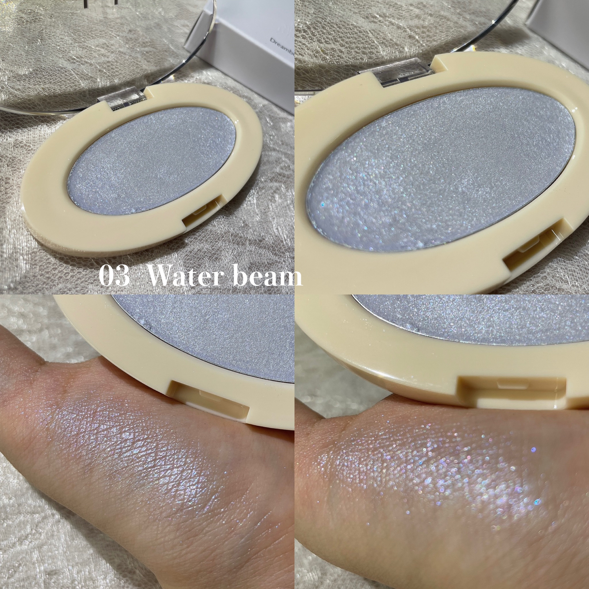 ドリームビームハイライター/Laka/パウダーハイライトを使ったクチコミ（3枚目）