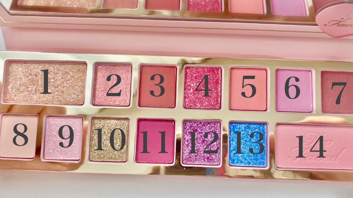 ピンカー タイムズ アヘッド アイシャドウ パレット/Too Faced/アイシャドウパレットを使ったクチコミ(3枚目)