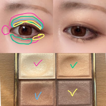 スキニーリッチシャドウ/excel/アイシャドウパレットを使ったクチコミ(2枚目)