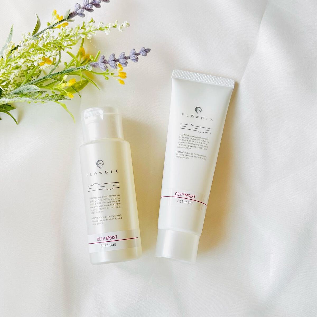 FLOWDIA フローディア シャンプー ディープモイストのクチコミ「「サイエンスの力を、確かな美しさの実感へ」をコンセプトに掲げたサロン専売品ヘアケアブランドFL.....」（1枚目）