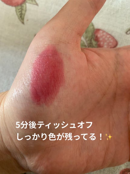 インク ムード グロイ ティント 06 PLUM UPDATE/PERIPERA/リップティントを使ったクチコミ(3枚目)