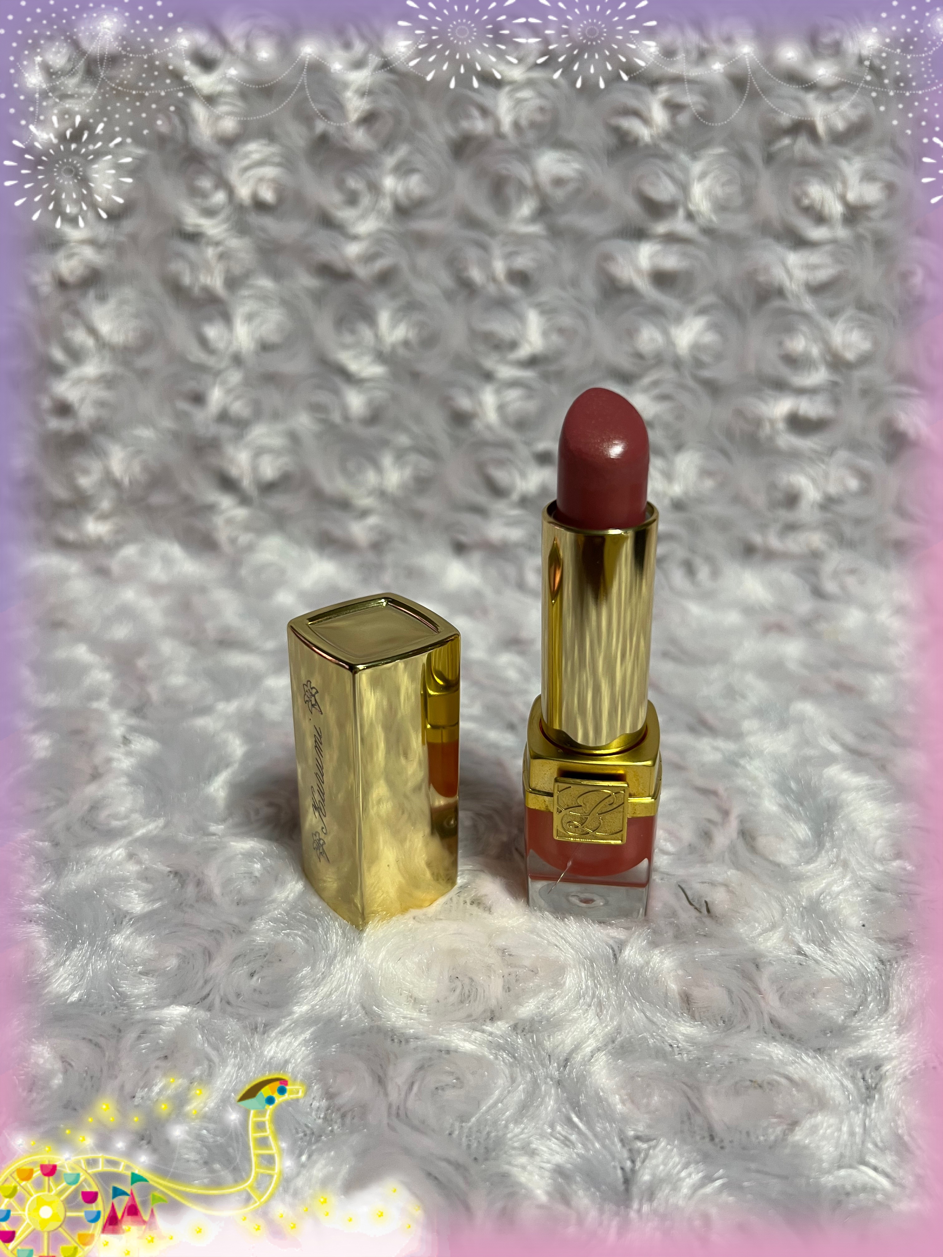 ピュア カラー クリスタル シアー リップスティック 29 デミュア ローズ シマー/ESTEE LAUDER/口紅を使ったクチコミ（1枚目）