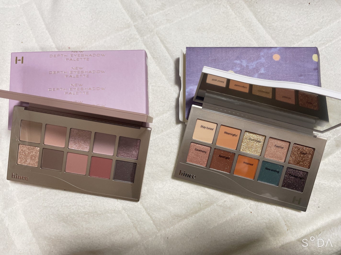 ニューデップスアイシャドウパレット/hince/アイシャドウパレットを使ったクチコミ(2枚目)