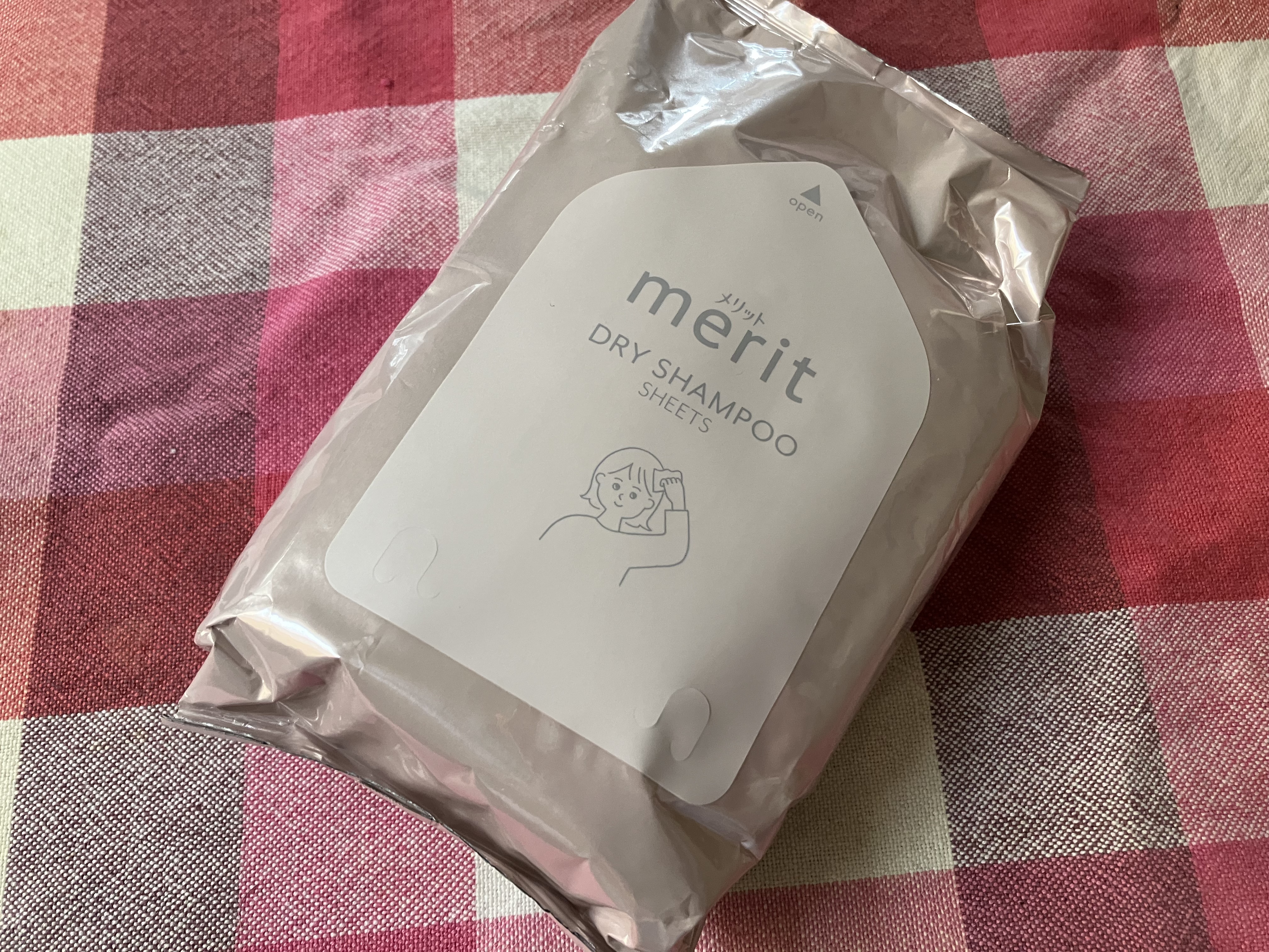 メリット ドライシャンプーシート さらっと髪まとまるタイプ/メリット/ドライシャンプーを使ったクチコミ（3枚目）