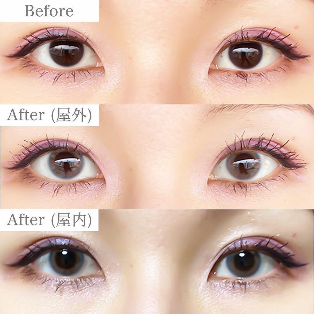 ピエナージュ ミミジェム ワンデー/PienAge/カラーコンタクトレンズを使ったクチコミ（3枚目）