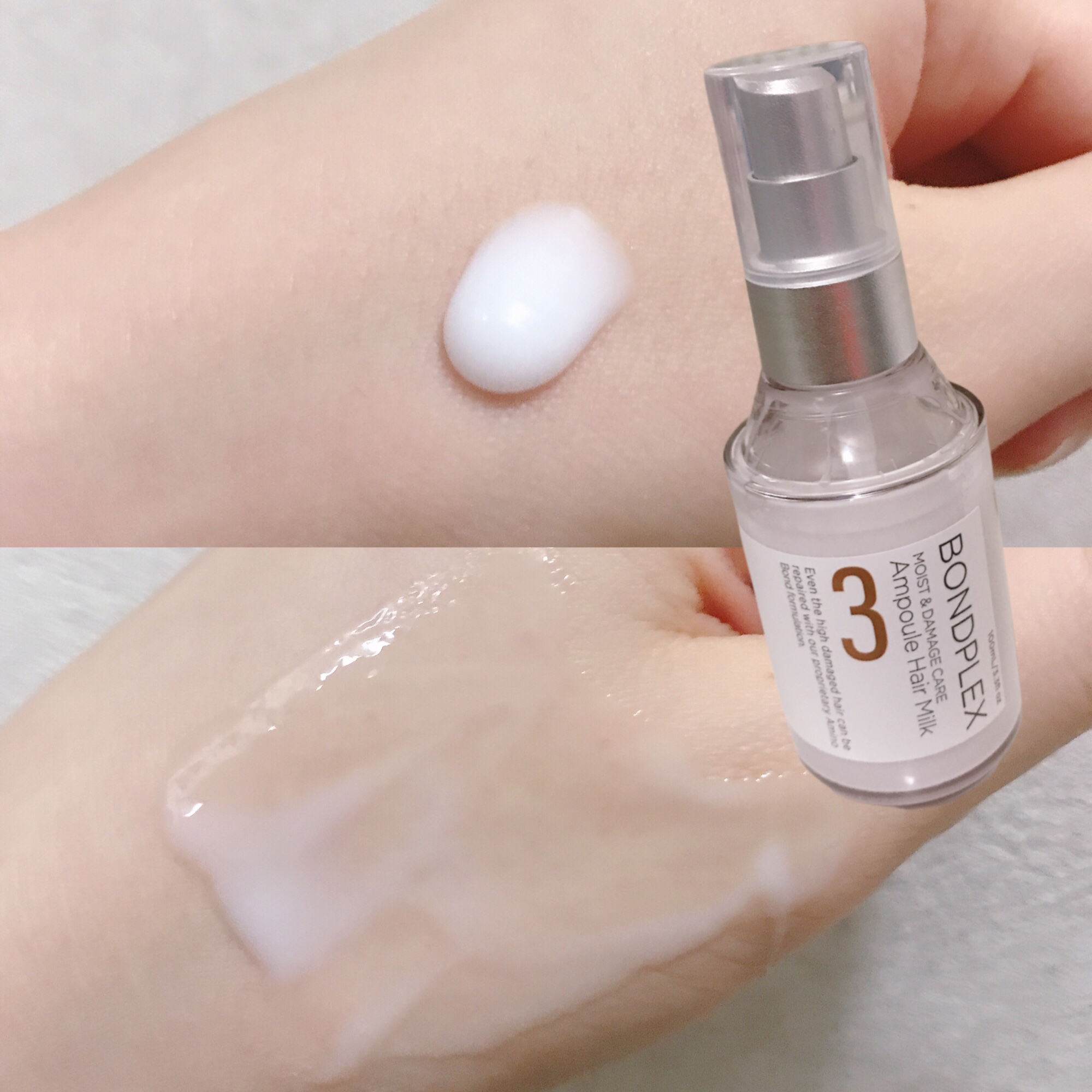 モイスト＆ダメージケア アンプルミルク/ボンドプレックス/ヘアミルクを使ったクチコミ（2枚目）