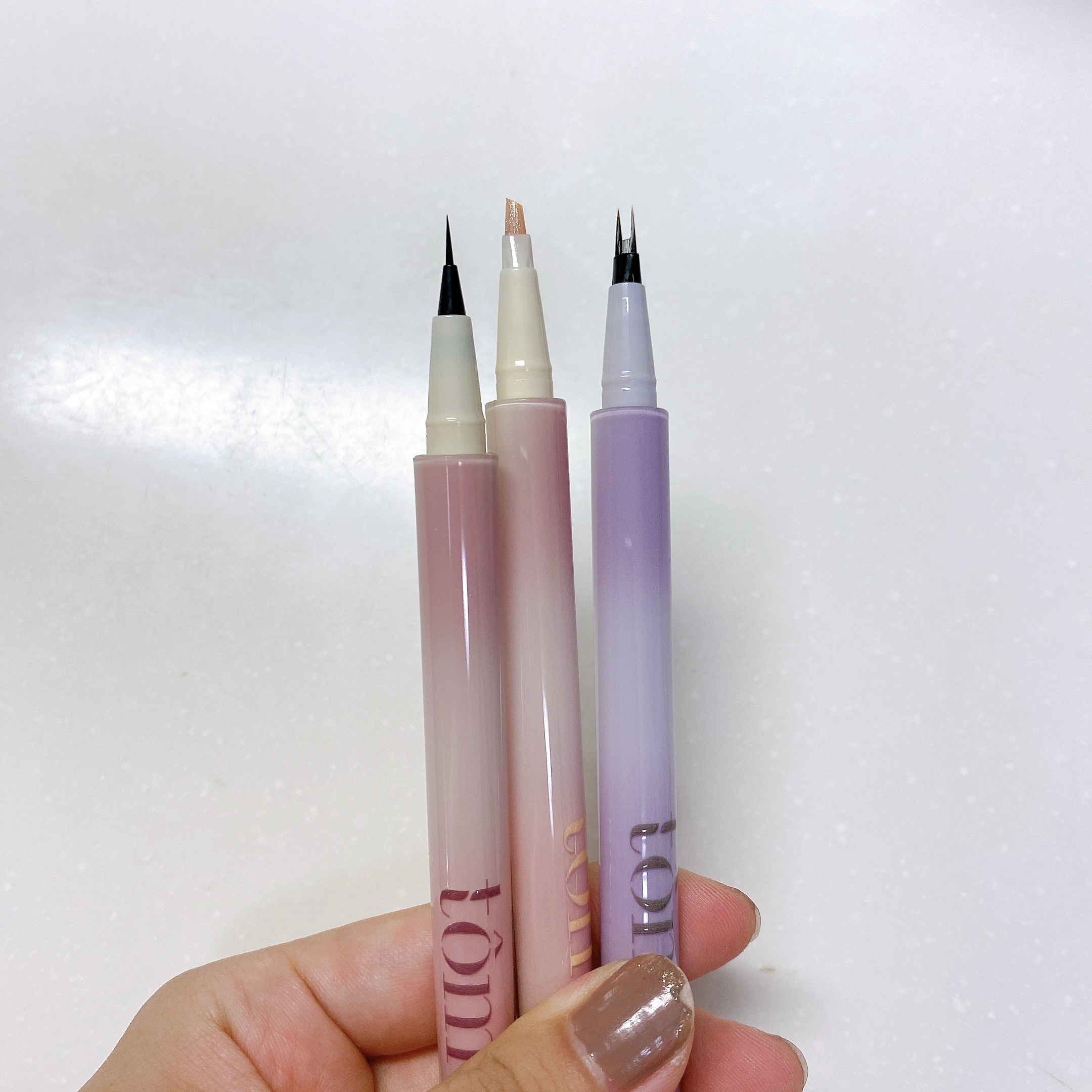 下まつげ二股ライナー #TT07 はったりブラウン/tomei/リキッドアイライナーを使ったクチコミ（2枚目）