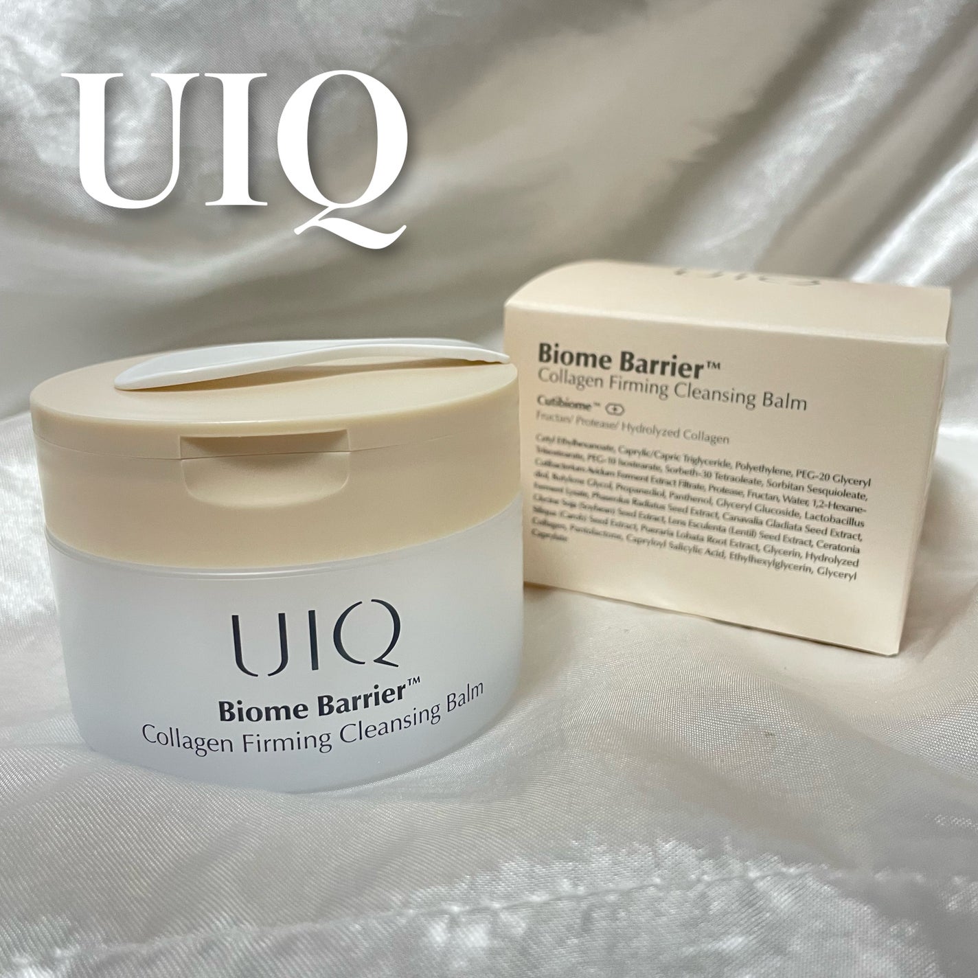 バイオームバリアコラーゲンファーミングクレンジングバーム/UIQ/クレンジングバームを使ったクチコミ(1枚目)