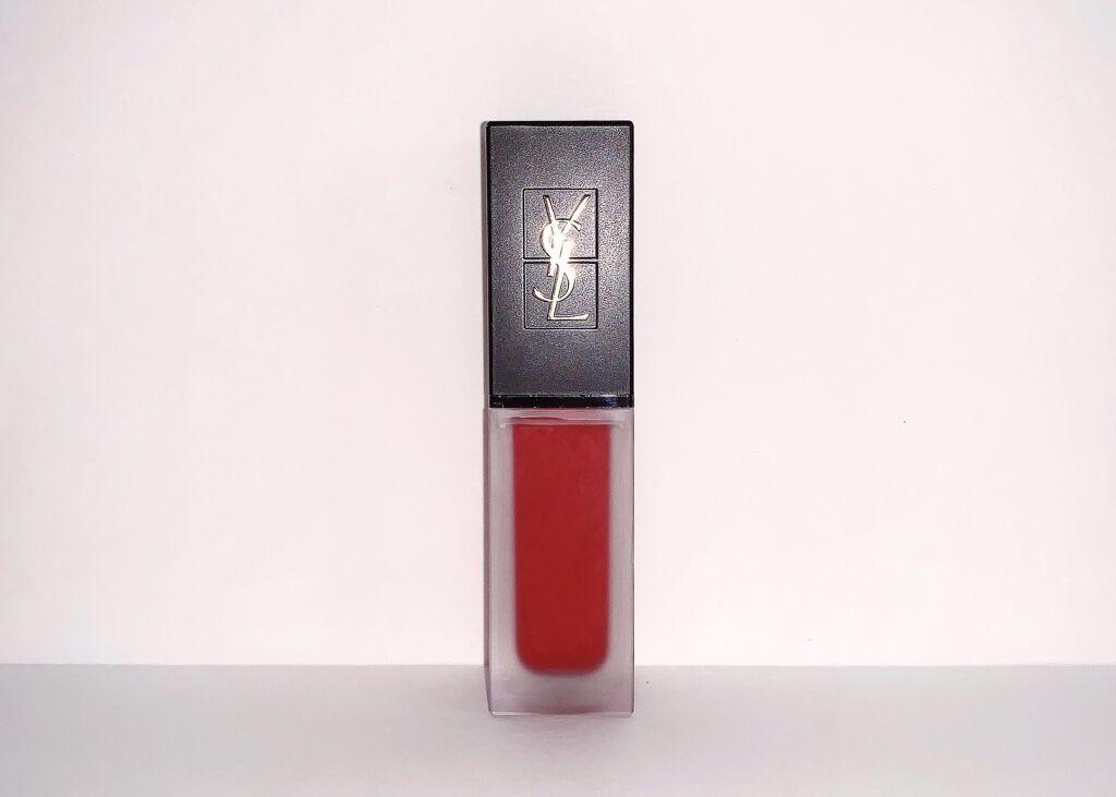 タトワージュ クチュール ベルベットクリーム NO213 ピンク アカンプリス(限定色)/YVES SAINT LAURENT BEAUTE/口紅を使ったクチコミ（1枚目）
