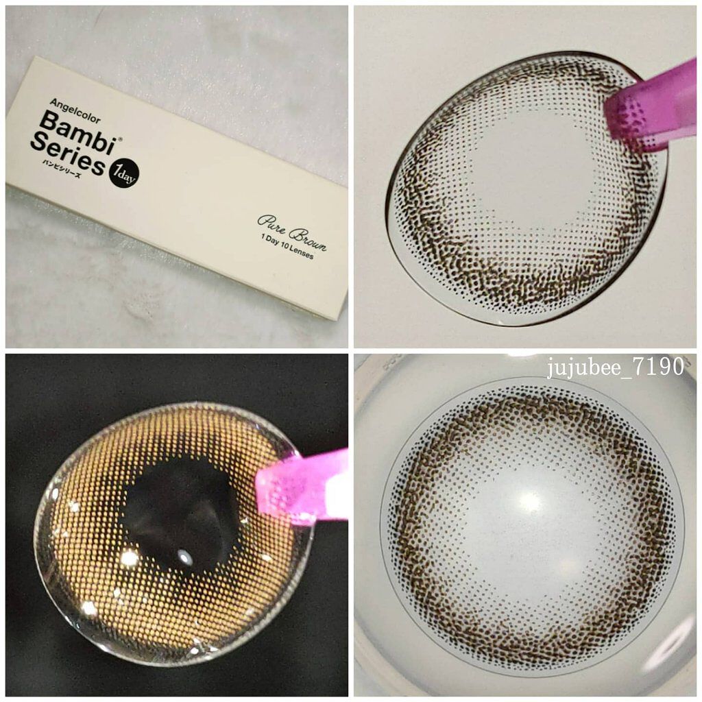 バンビシリーズ ワンデー ナチュラル Pure Brown/AngelColor/ワンデー（１DAY）カラコンを使ったクチコミ（3枚目）