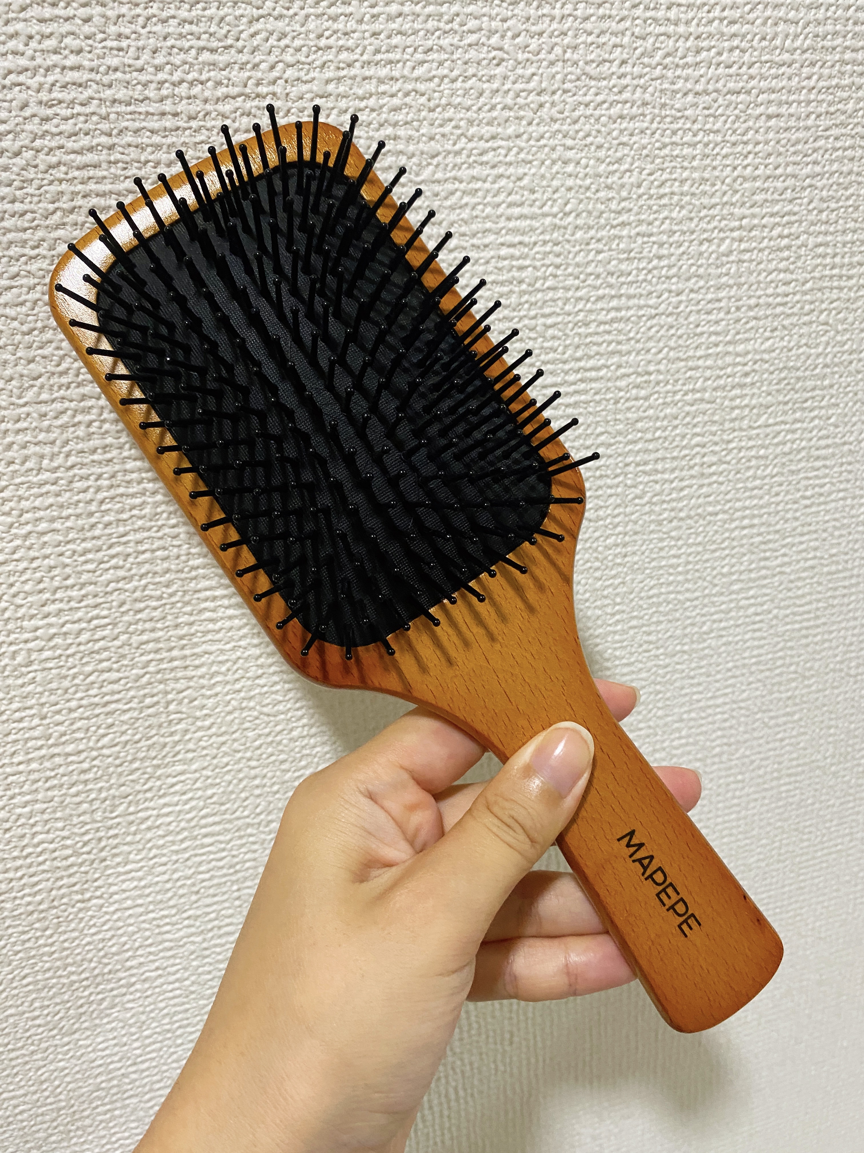 ふかふかクッションのパドルブラシ/マペペ/ヘアブラシを使ったクチコミ（1枚目）