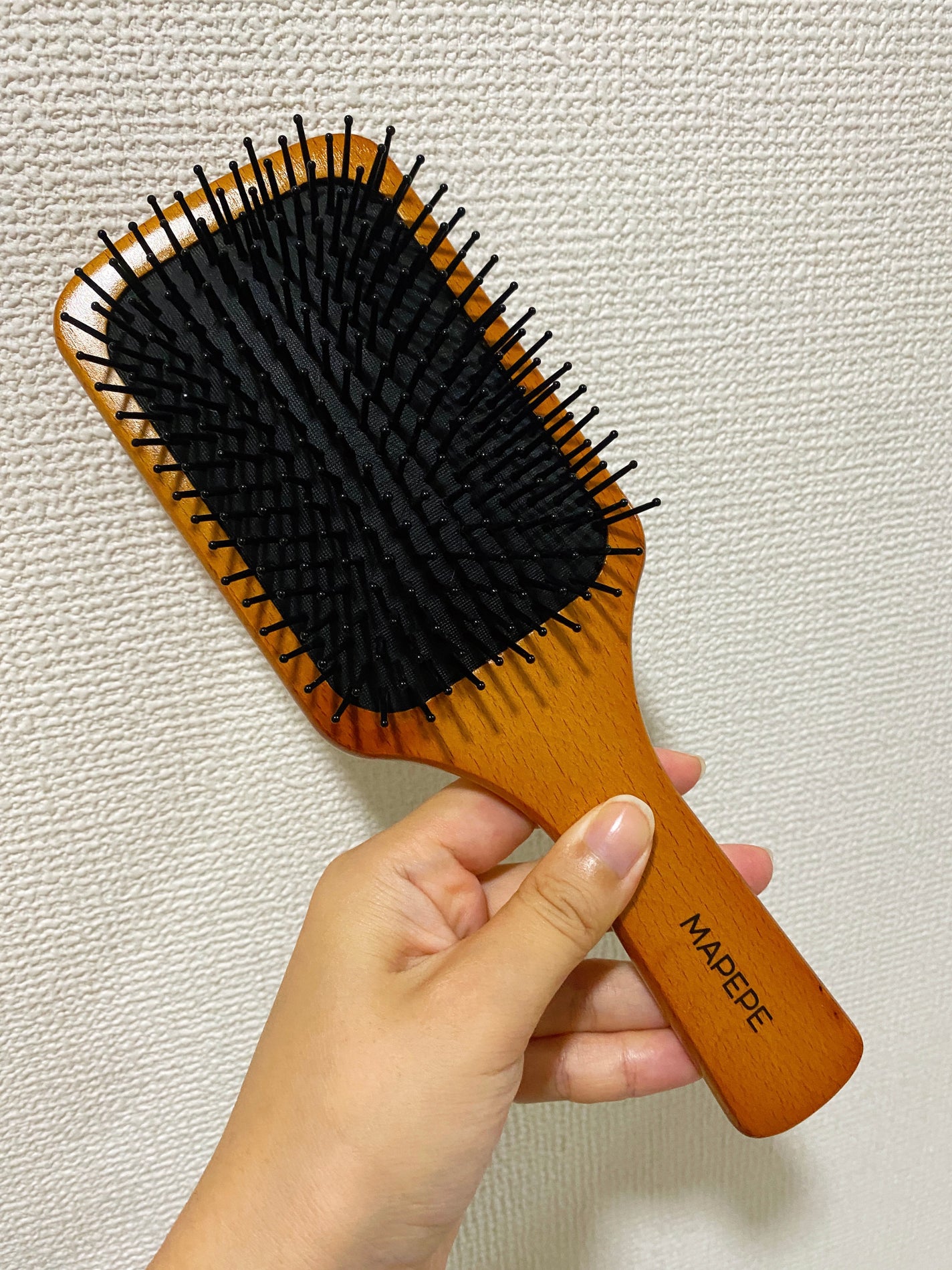 ふかふかクッションのパドルブラシ/マペペ/ヘアブラシを使ったクチコミ(1枚目)