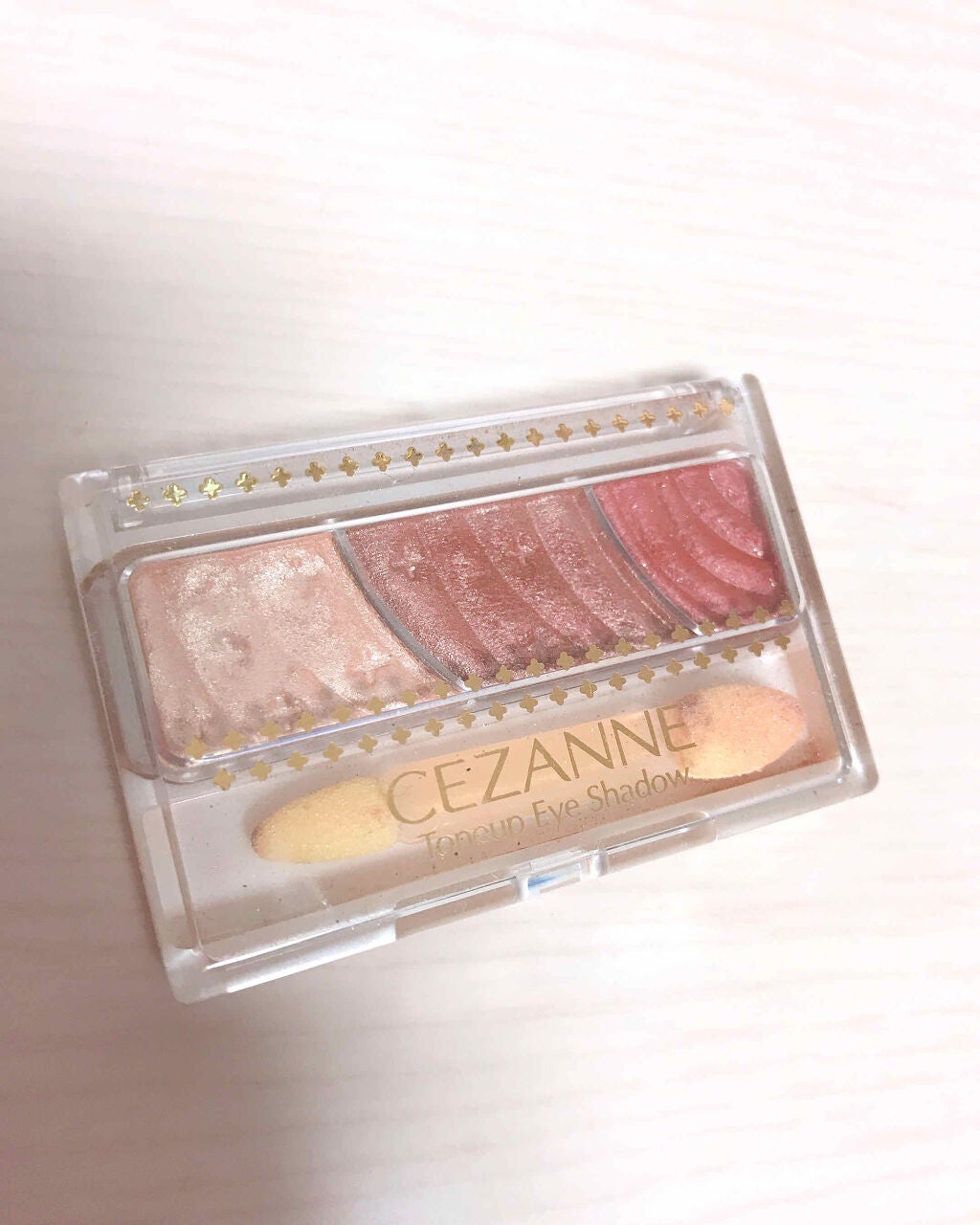 トーンアップアイシャドウ/CEZANNE/アイシャドウパレットを使ったクチコミ(1枚目)