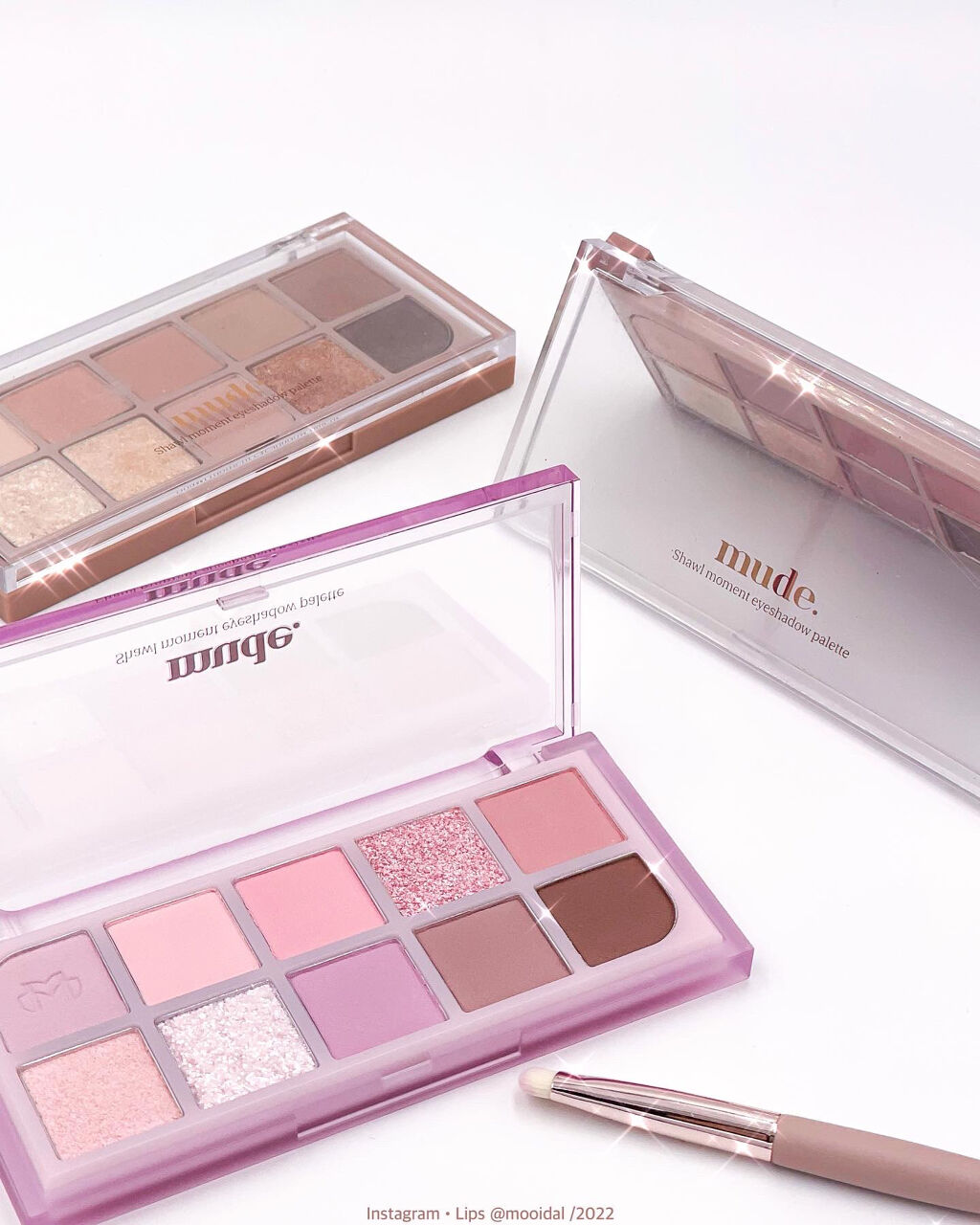 MDショールモーメント アイシャドウパレット/mude./アイシャドウパレットを使ったクチコミ（2枚目）