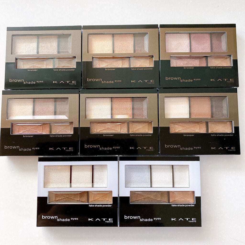 ブラウンシェードアイズN/KATE/アイシャドウパレットを使ったクチコミ(1枚目)