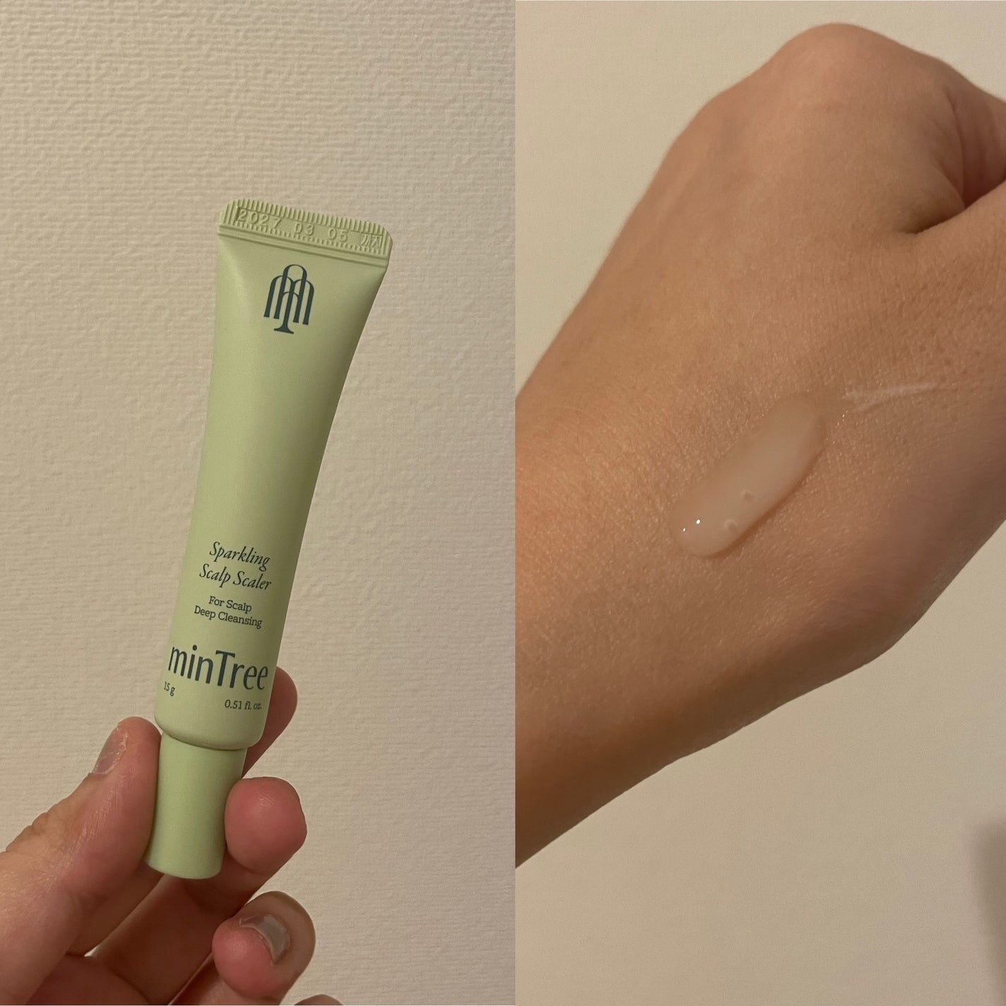 スパークリングスカルプスケーラー/ミンツリー/頭皮ケアを使ったクチコミ(1枚目)
