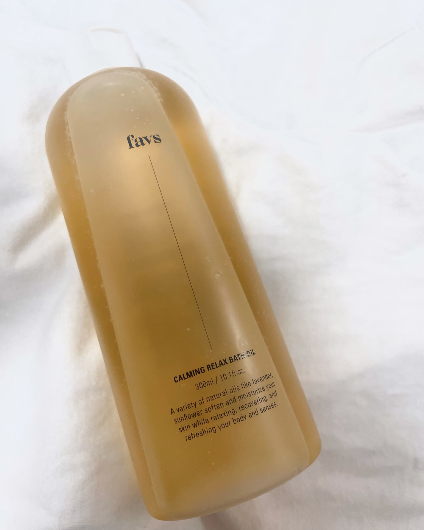 カーミングリラックスバスオイル/favs/保湿系入浴剤を使ったクチコミ(1枚目)