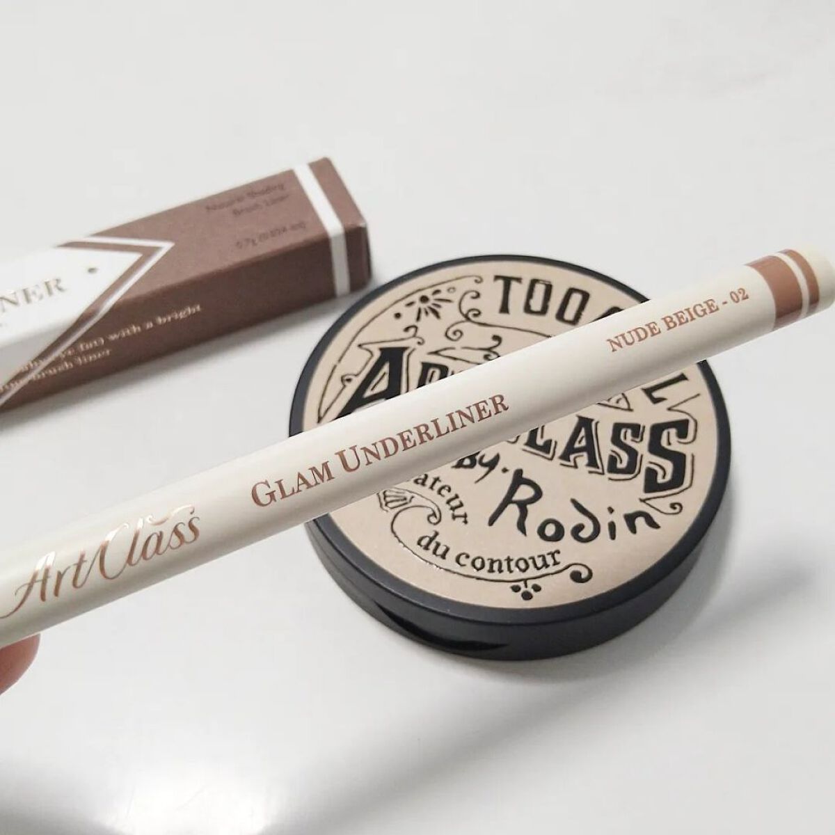 グラムアンダーライナー/too cool for school/ペンシルアイライナーを使ったクチコミ（2枚目）