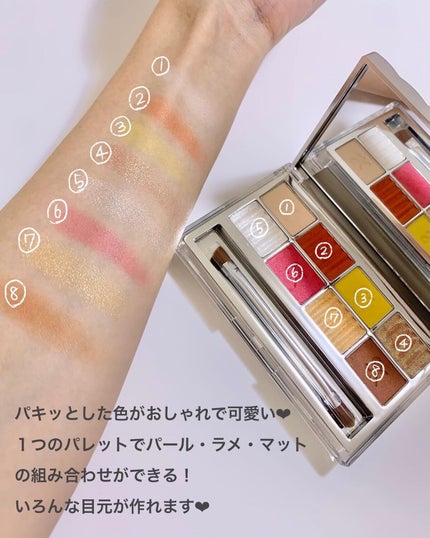 SAINKO ベルベットアイシャドウパレット/SAINKO/アイシャドウパレットを使ったクチコミ(3枚目)