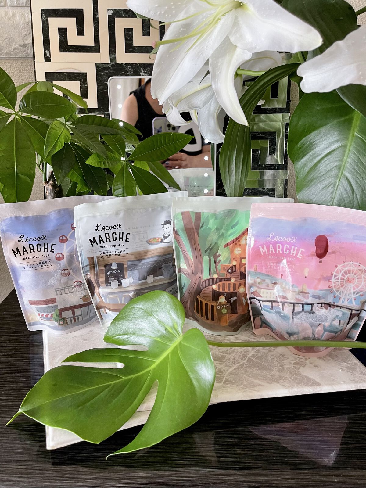 もち麦スープ/ラコックマルシェ/低糖質食品を使ったクチコミ（3枚目）