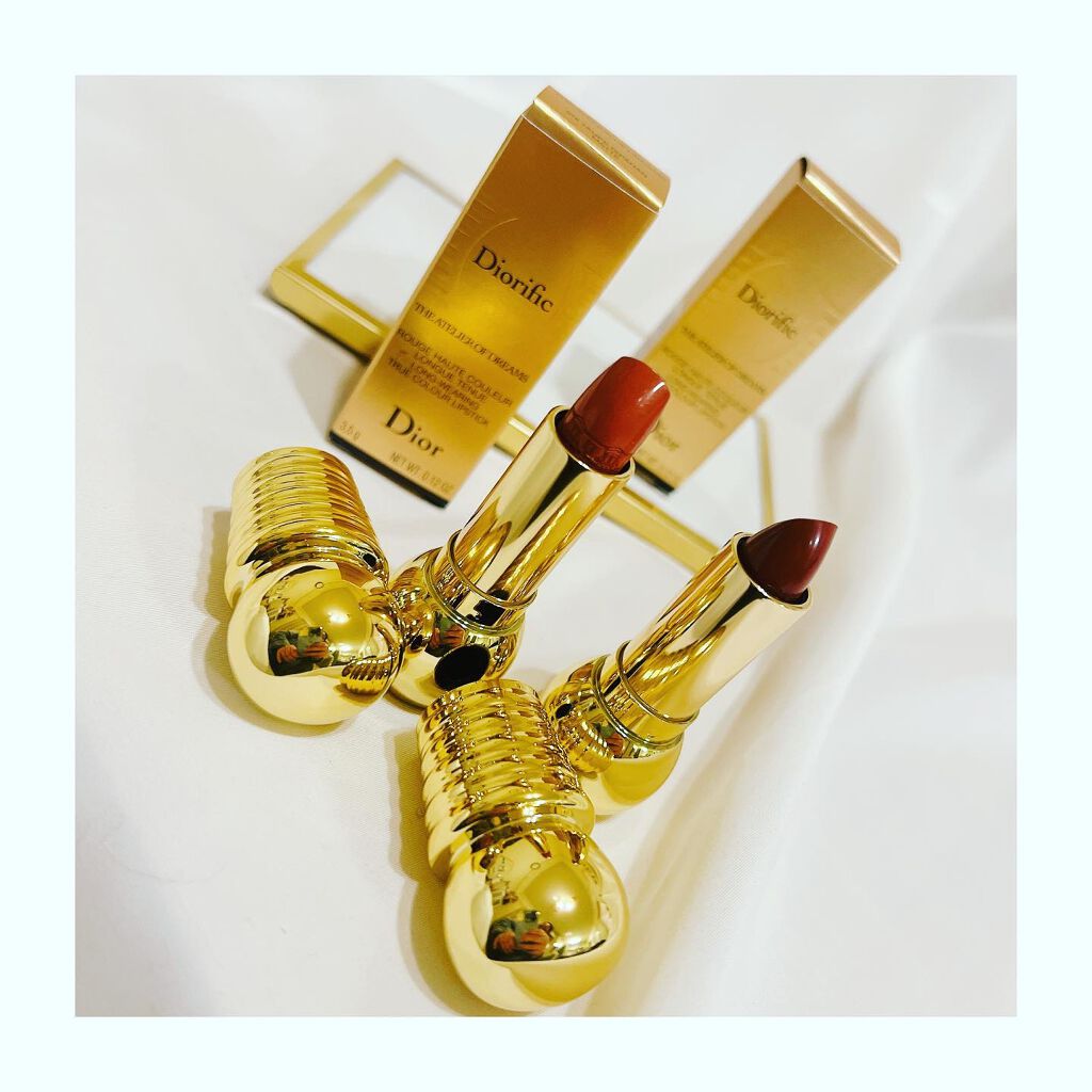 ルージュ ディオリフィック 〈アトリエ オブ ドリームズ〉/Dior/口紅を使ったクチコミ(4枚目)