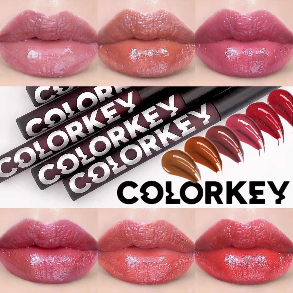 シャインミラーティント/COLORKEY/リップティントを使ったクチコミ（1枚目）