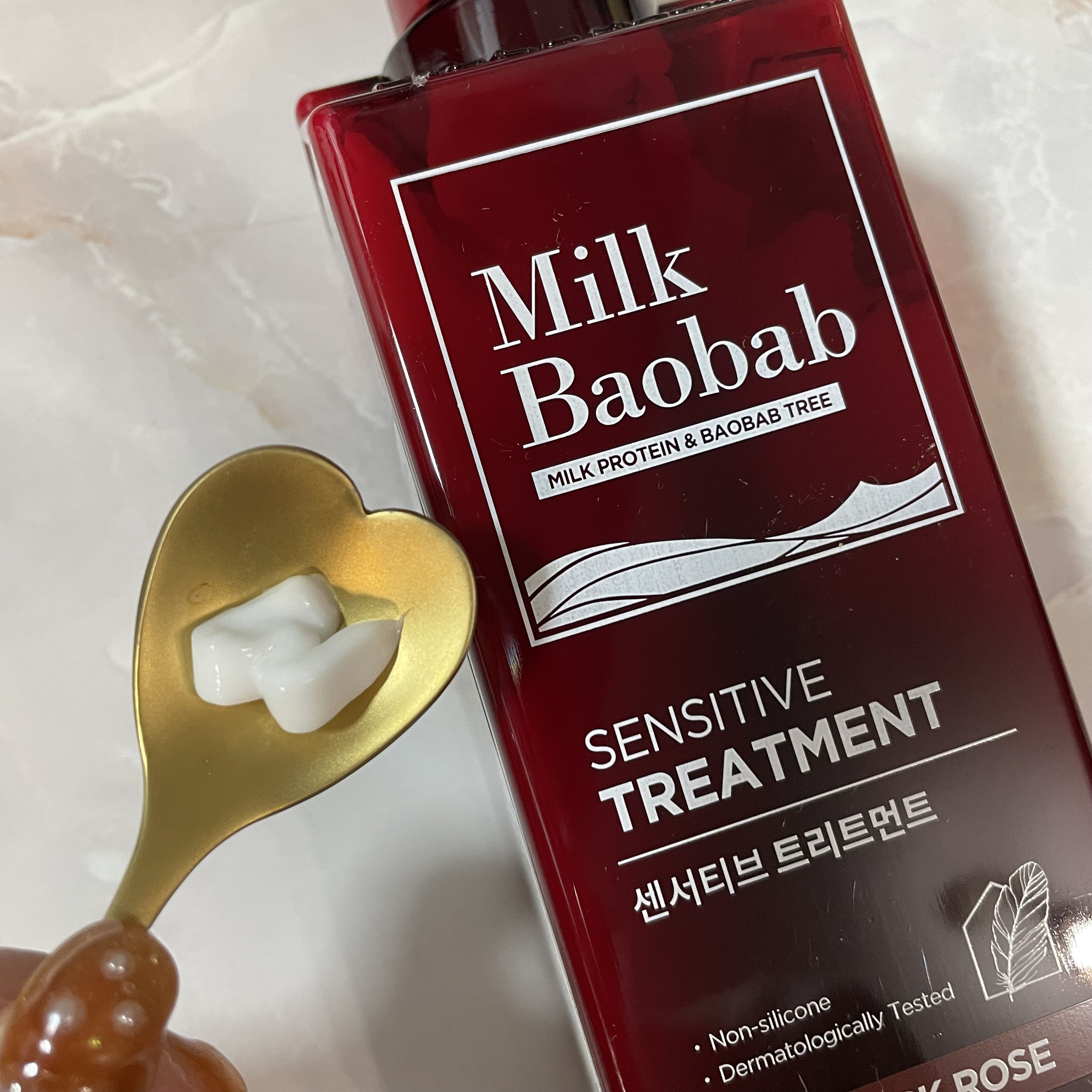 センシティブ シャンプー / トリートメント ダマスクローズ/ミルクバオバブ/市販シャンプーを使ったクチコミ（3枚目）