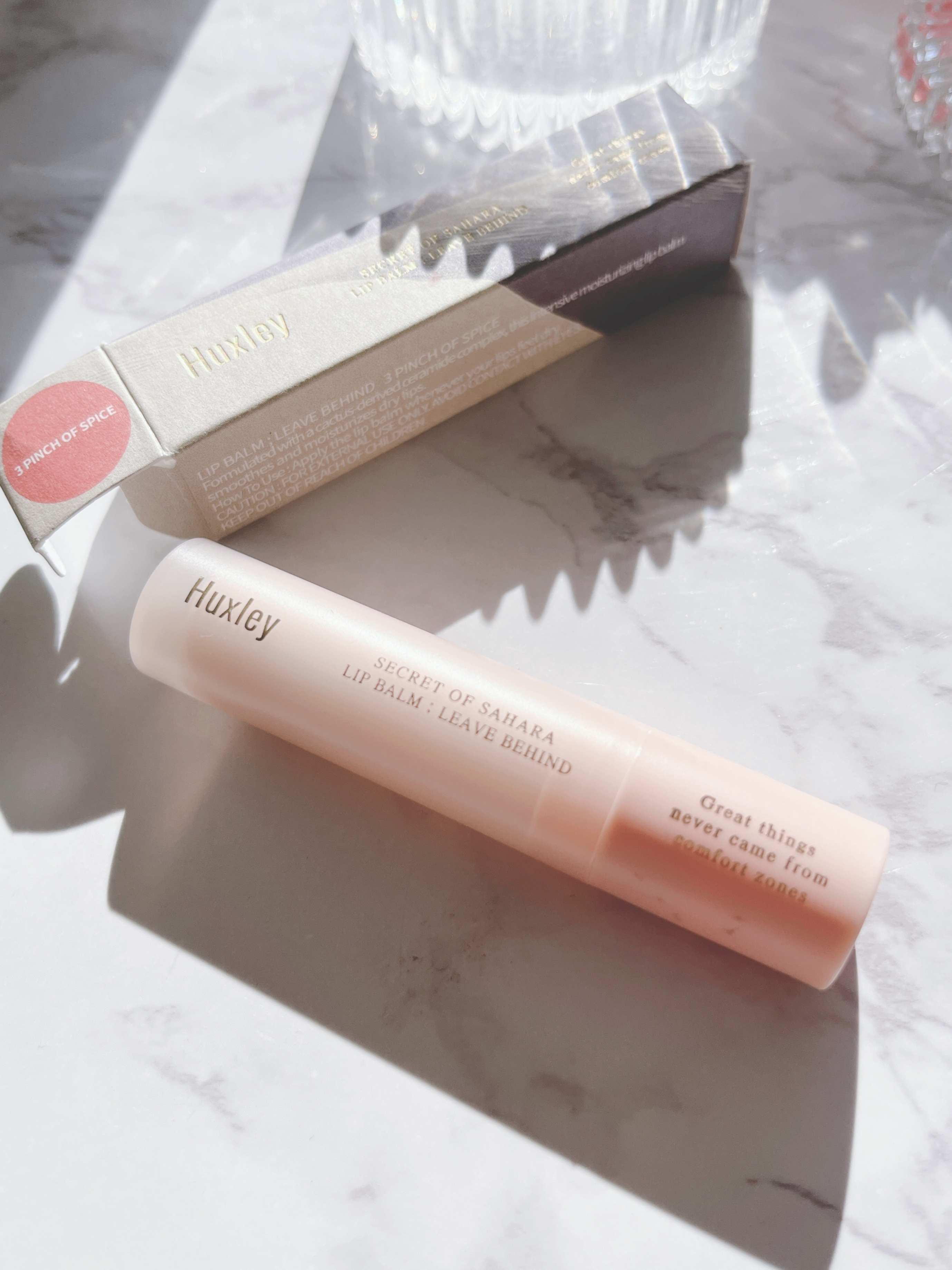 リップバーム；リーブビハインド/Huxley/リップバームを使ったクチコミ（3枚目）