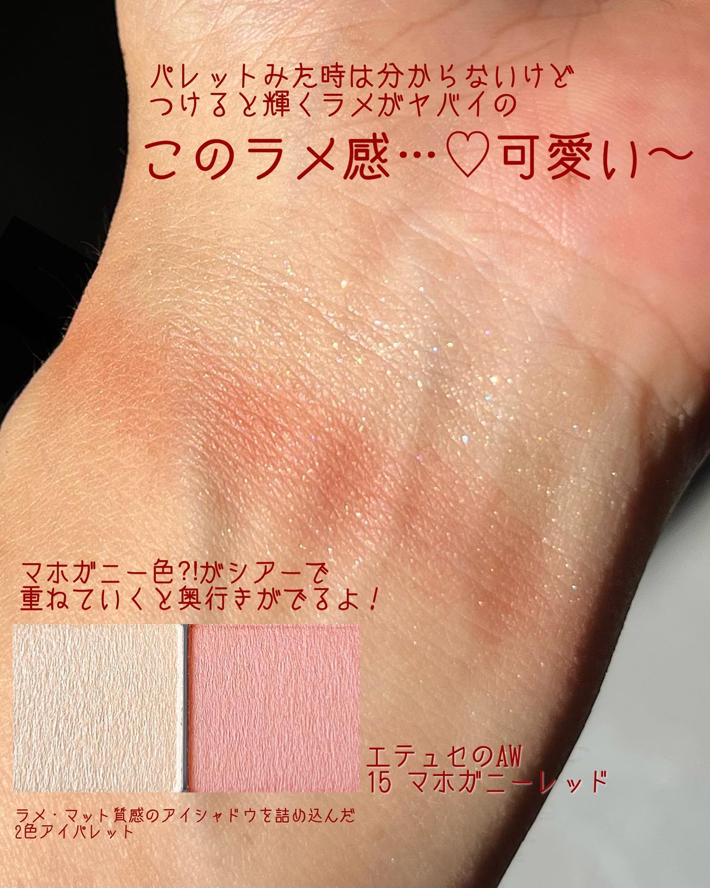 エテュセ アイエディション(カラーパレット)/ettusais/アイシャドウパレットを使ったクチコミ（3枚目）