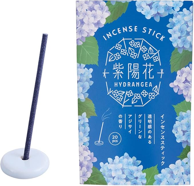 ゆるりと ゆるりと 紫陽花 インセンススティック 雨色あじさい
