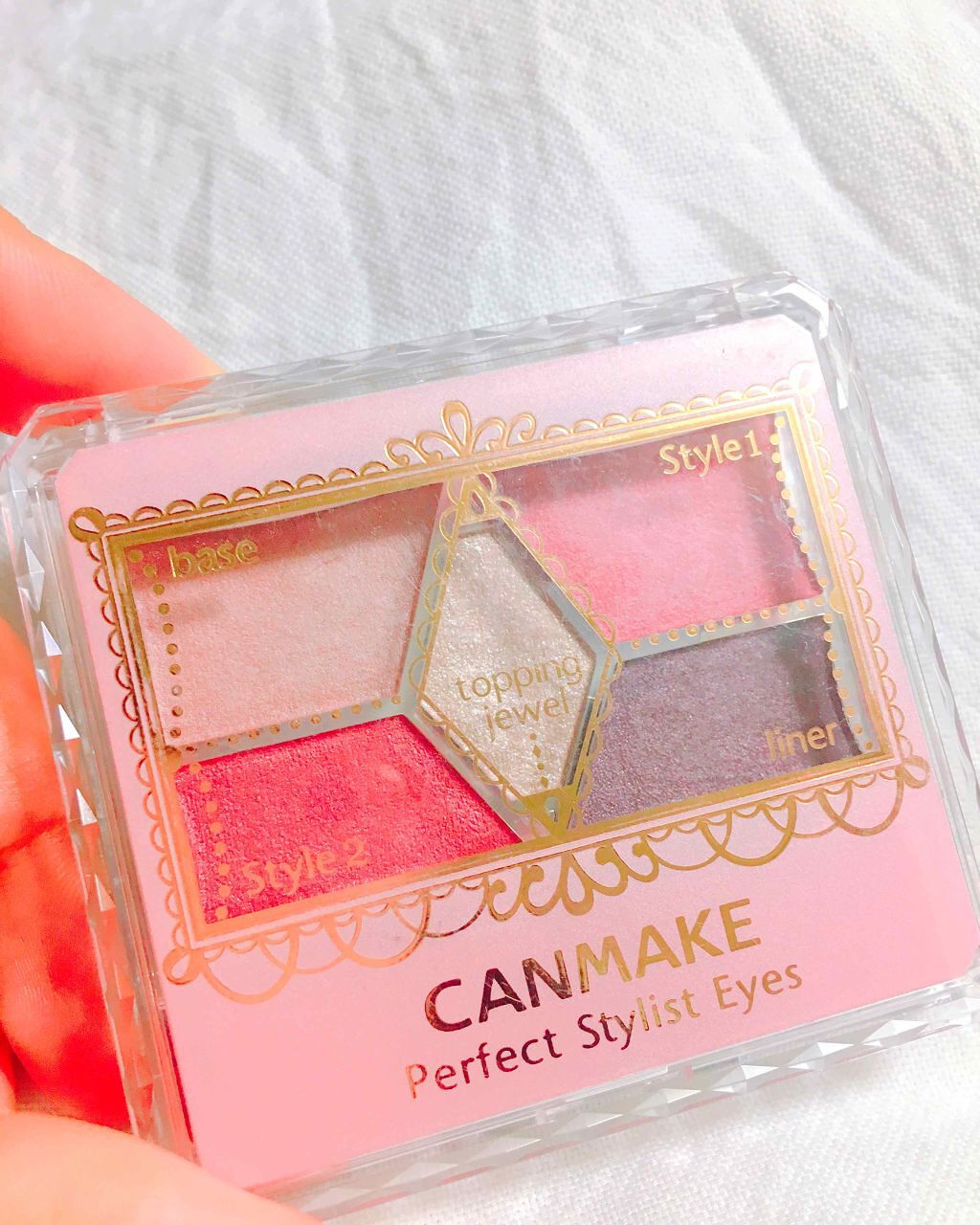 【旧品】パーフェクトスタイリストアイズ/キャンメイク/アイシャドウパレットを使ったクチコミ（1枚目）