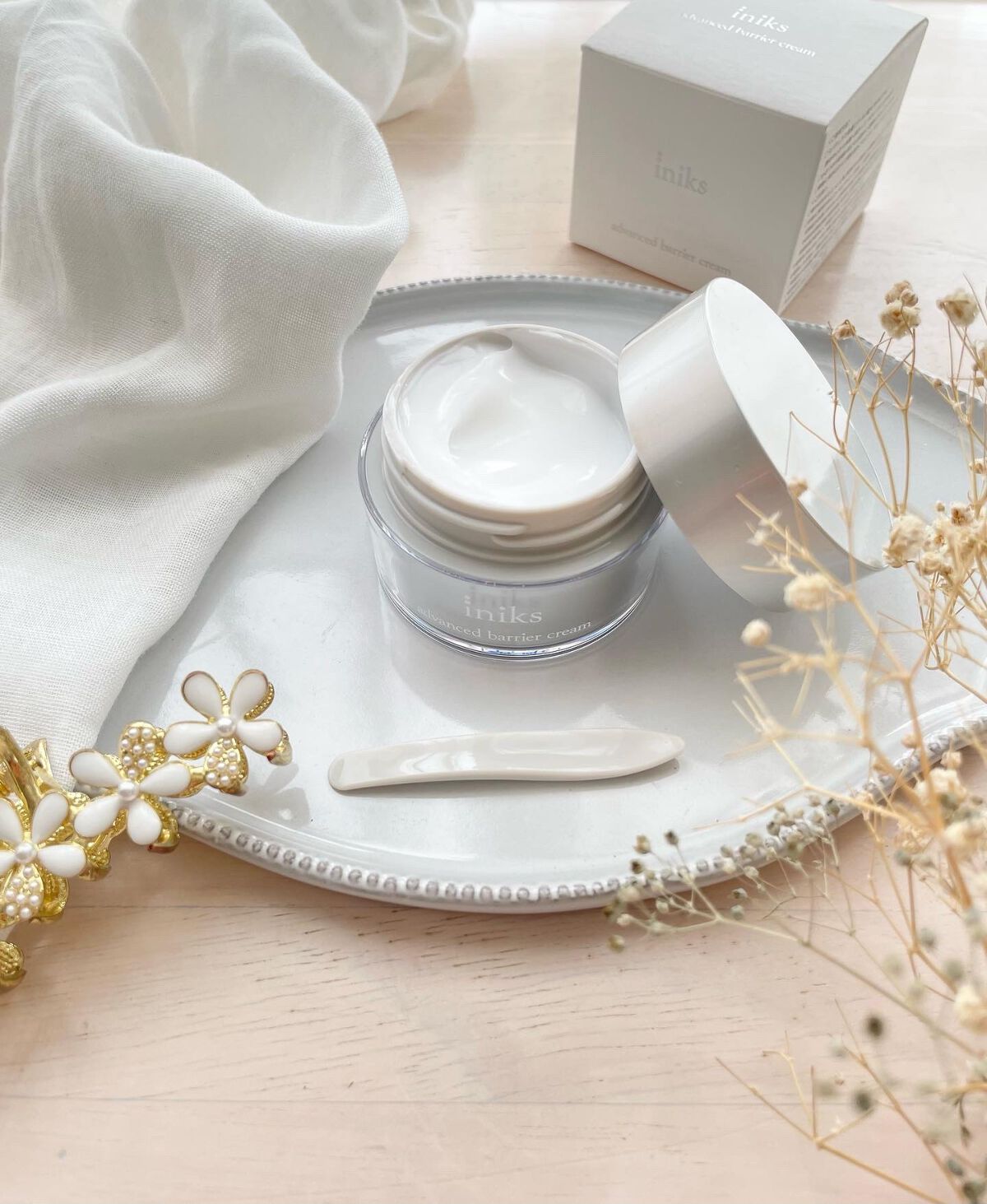 アドバンスバリア クリーム (敏感肌用クリーム)/iniks/フェイスクリームを使ったクチコミ（1枚目）