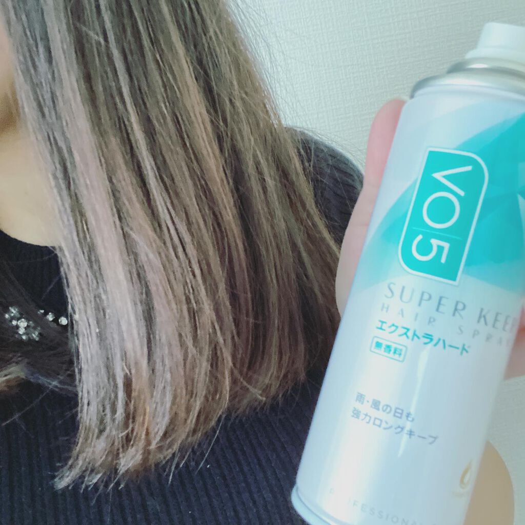 スーパーキープヘアスプレイ<エクストラハード> 無香料/VO5/ヘアスプレーを使ったクチコミ(2枚目)