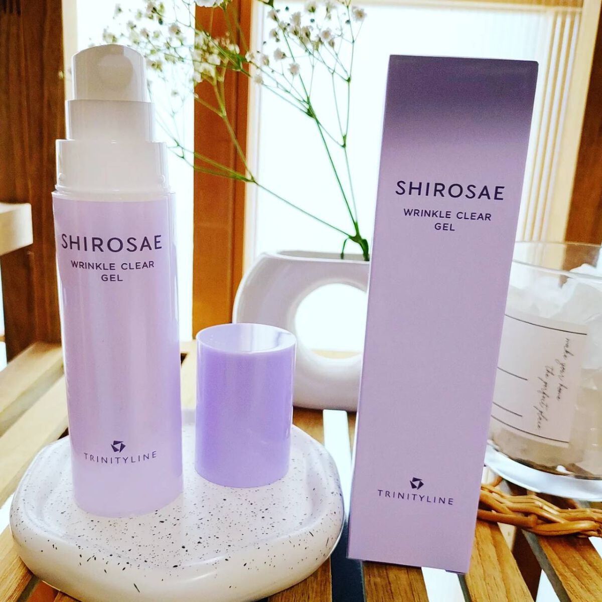 シロサエ リンクルクリアジェル /トリニティーライン/オールインワン化粧品を使ったクチコミ(1枚目)