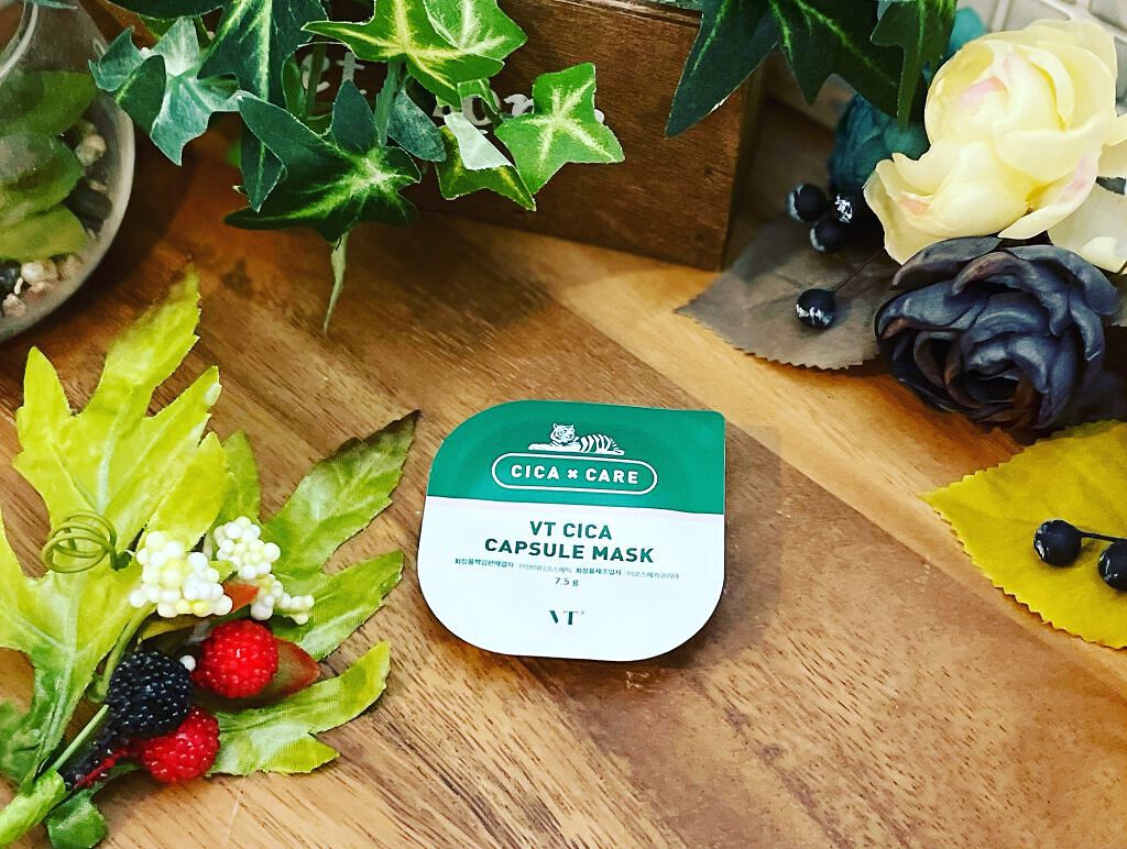 CICA カプセルマスク/VT/洗い流すパック・マスクを使ったクチコミ（1枚目）