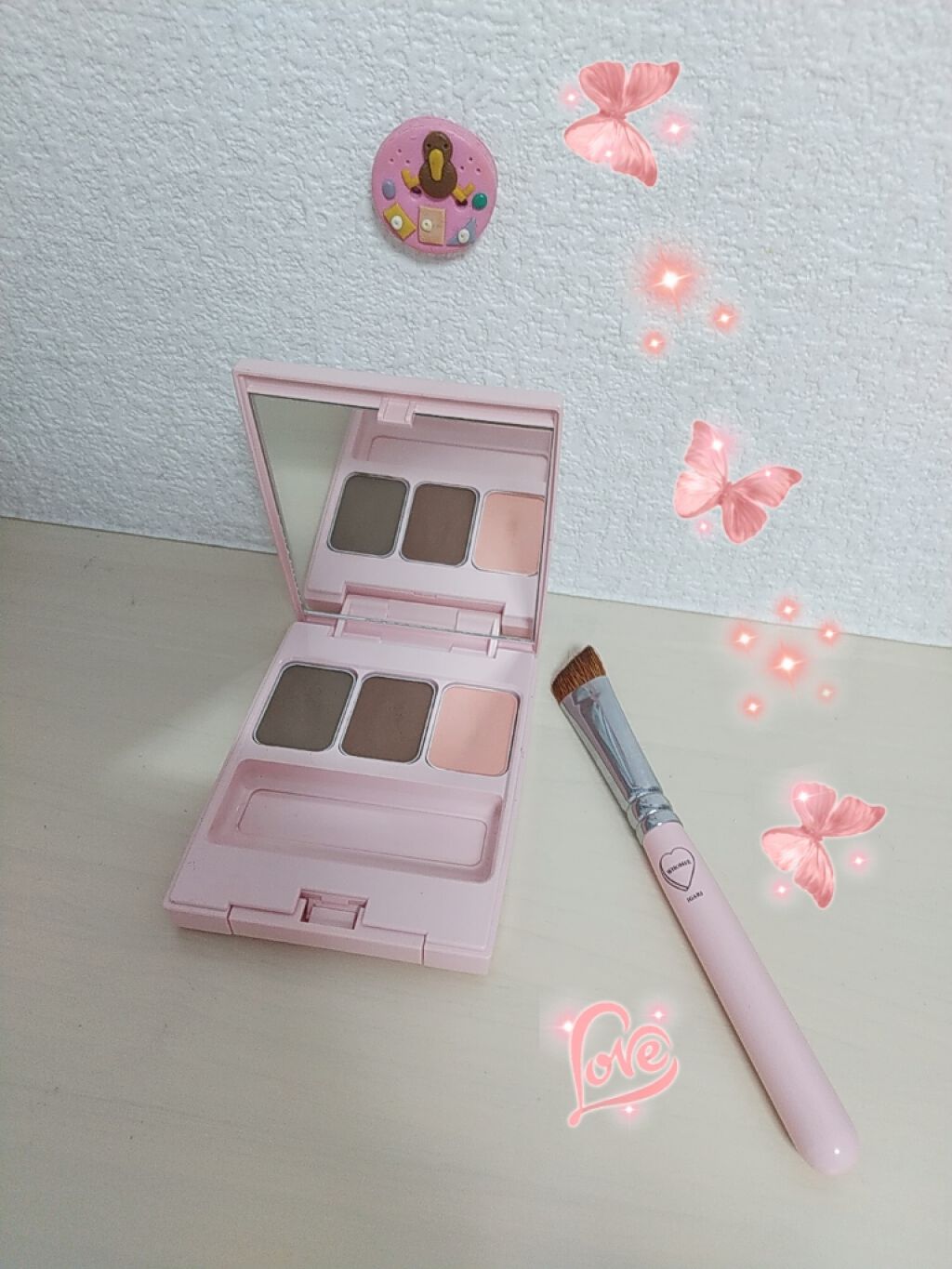 フーミー アイブロウブラシ 熊野筆/WHOMEE/メイクブラシを使ったクチコミ(1枚目)