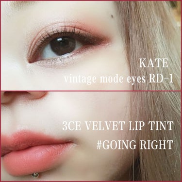 3CE VELVET LIP TINT/3CE/口紅を使ったクチコミ（2枚目）