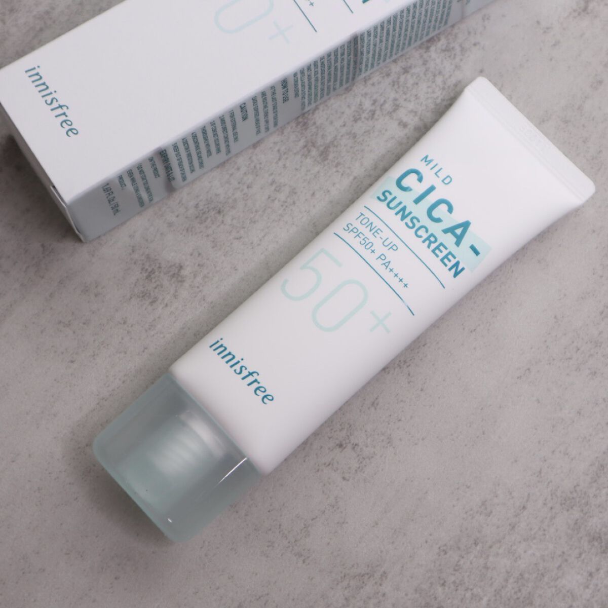 マイルド シカ サンスクリーン SPF50+ / PA++++/innisfree/日焼け止めクリームを使ったクチコミ（1枚目）