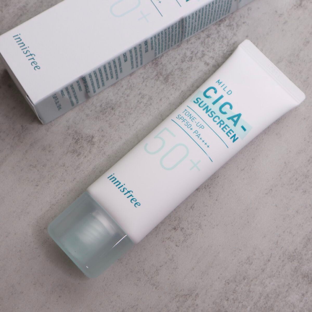 マイルド シカ サンスクリーン SPF50+ / PA++++/innisfree/日焼け止めクリームを使ったクチコミ(1枚目)