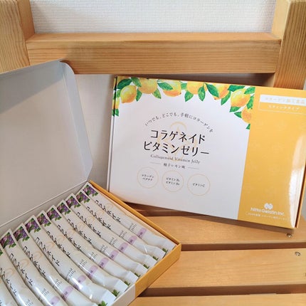 コラゲネイド ビタミンゼリー グレープ味/新田ゼラチンダイレクト/ゼリー飲料を使ったクチコミ(4枚目)