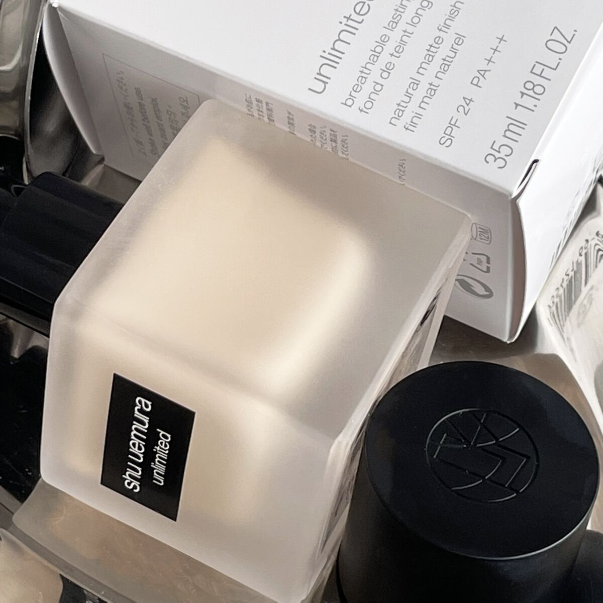 （旧）アンリミテッド ラスティング フルイド/shu uemura/リキッドファンデーションを使ったクチコミ（1枚目）