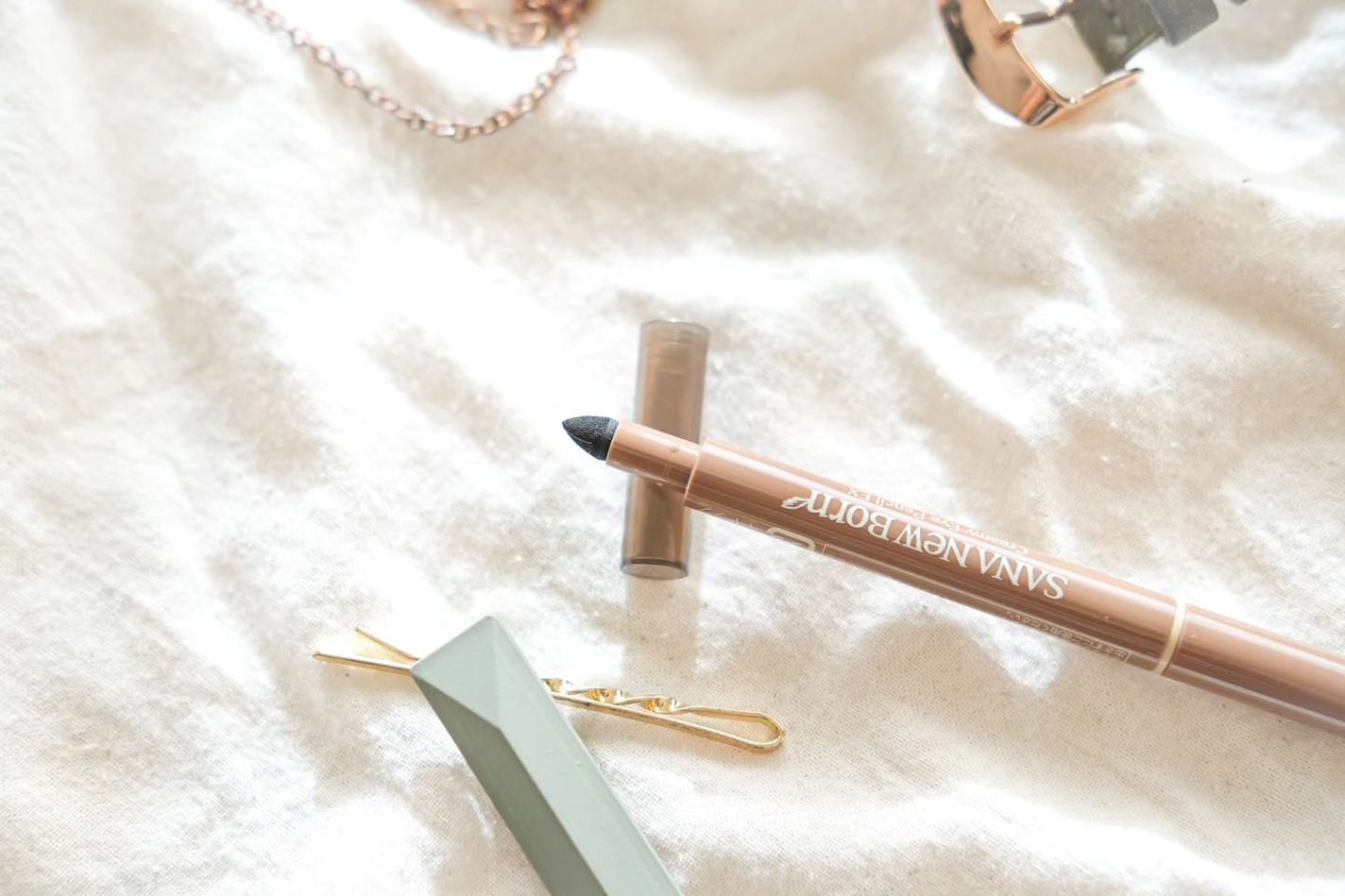 える on LIPS 「サナニューボーンクリーミーアイペンシルEX 06チャイグレージ..」(3枚目)