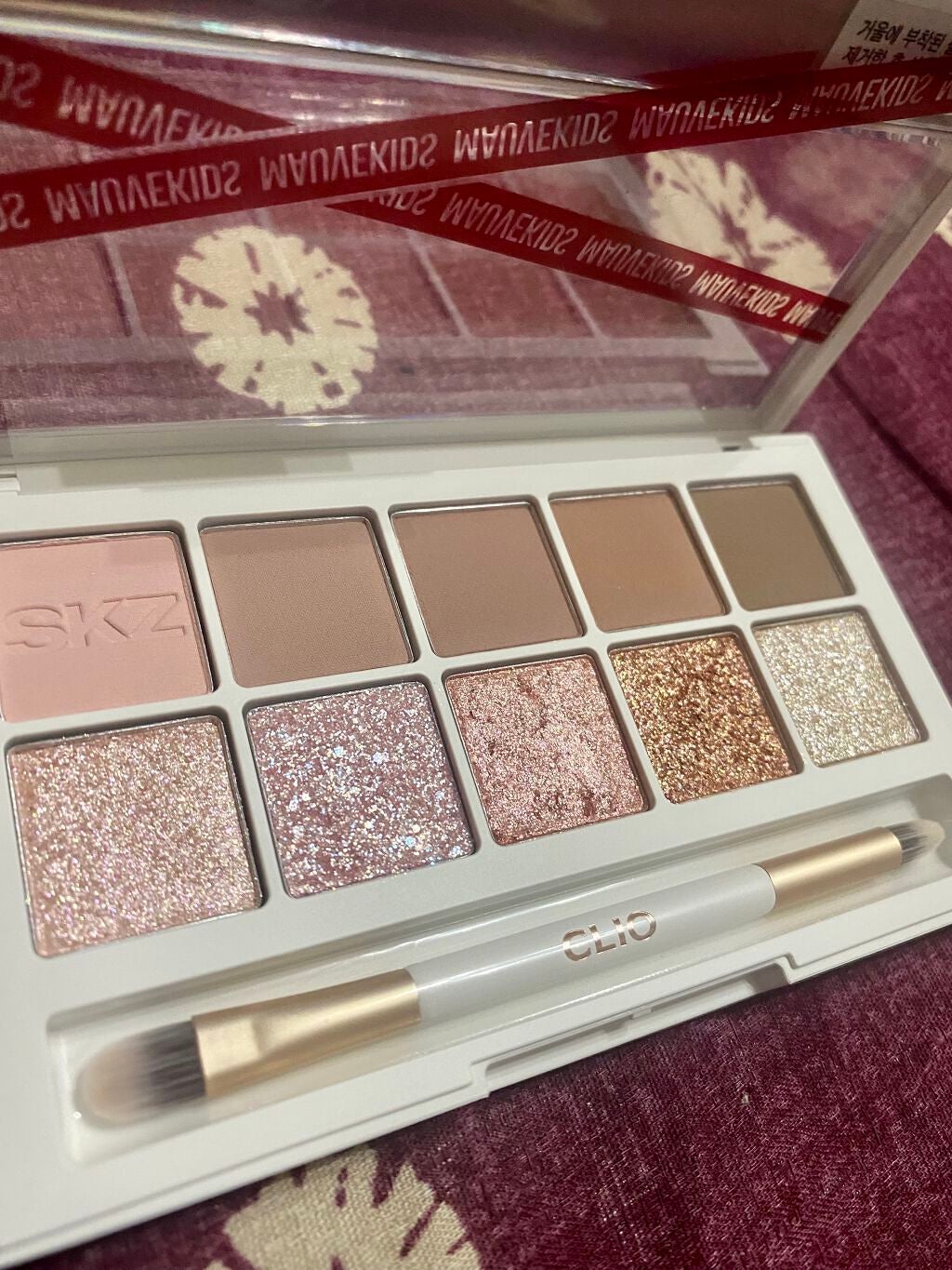 straykids限定カラープロアイパレット/CLIO/アイシャドウパレットを使ったクチコミ(5枚目)