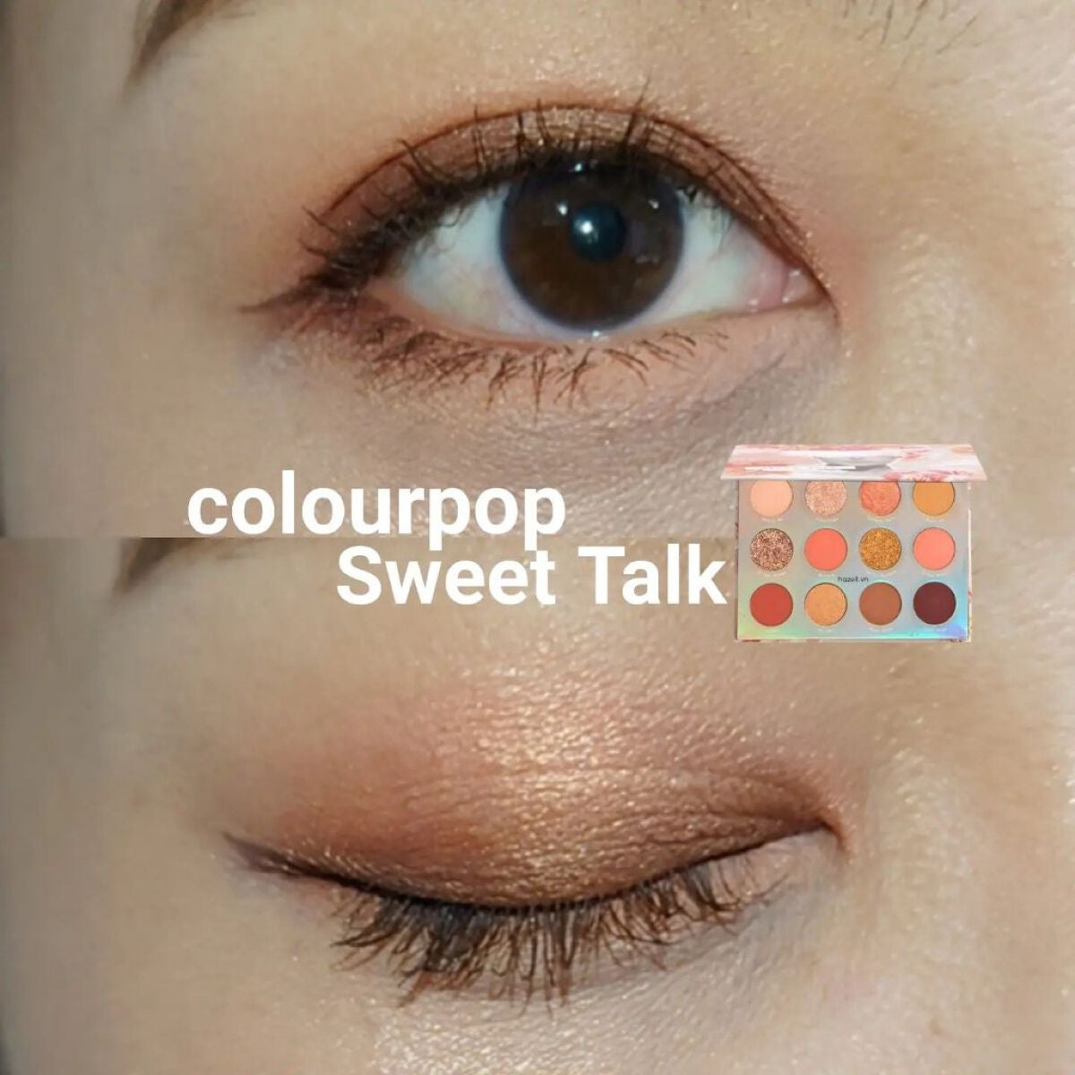 Eye Palette-Sweet Talk/ColourPop/アイシャドウパレットを使ったクチコミ(1枚目)